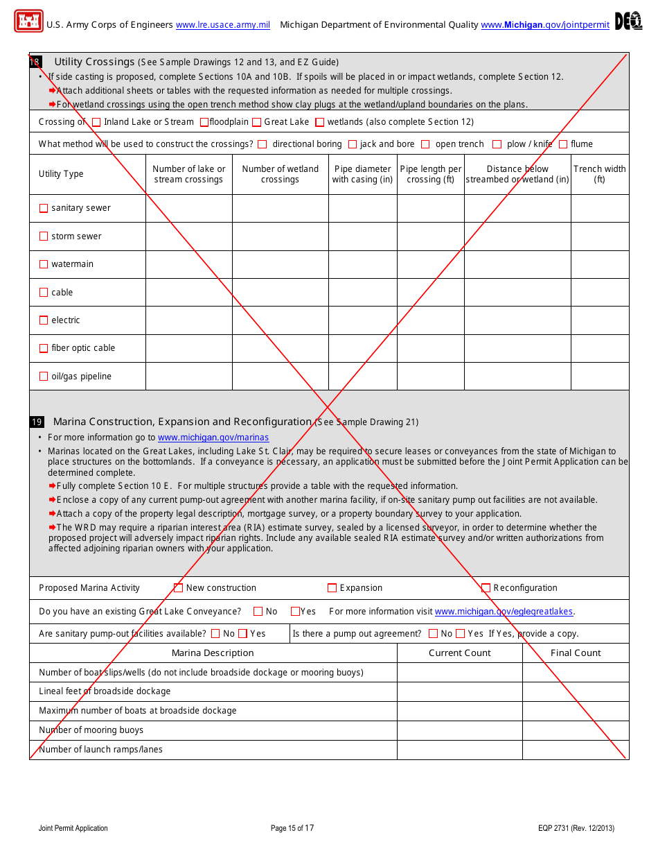 Applying for Seismic Exploration Under General Permit Q - Michigan, Page 19