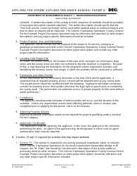 Applying for Seismic Exploration Under General Permit Q - Michigan, Page 2