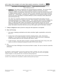 Applying for Seismic Exploration Under General Permit Q - Michigan, Page 3