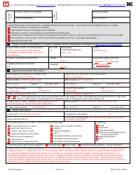 Applying for Seismic Exploration Under General Permit Q - Michigan, Page 5