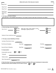 DWC/WCAB Form 1A Application for Adjudication of Claim - California, Page 3