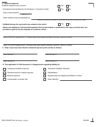 DWC/WCAB Form 1A Application for Adjudication of Claim - California, Page 4