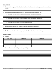 Form EQP5859 Emergency Response Plan (Erp) - Michigan, Page 5