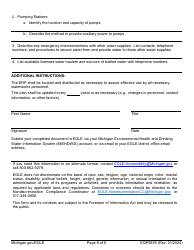 Form EQP5859 Emergency Response Plan (Erp) - Michigan, Page 6