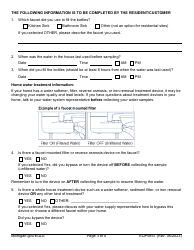 Form EQP5857 Drinking Water Lead and Copper Sampling Instructions for Sites With Lead Service Lines - Michigan, Page 3