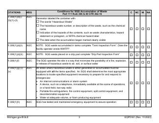 Form EQP5161 Generator Inspecton - Michigan, Page 12