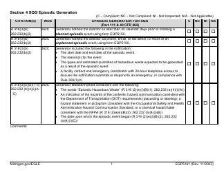 Form EQP5161 Generator Inspecton - Michigan, Page 15