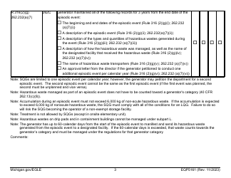 Form EQP5161 Generator Inspecton - Michigan, Page 17