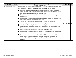 Form EQP5161 Generator Inspecton - Michigan, Page 21