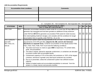 Form EQP5161 Generator Inspecton - Michigan, Page 25