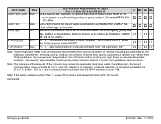 Form EQP5161 Generator Inspecton - Michigan, Page 27