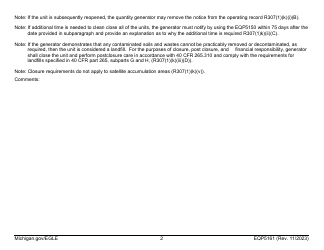 Form EQP5161 Generator Inspecton - Michigan, Page 31