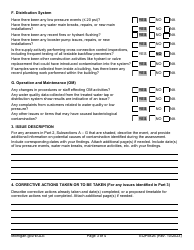 Form EQP5826 Level 1 Assessment Form for Community Water Supply - Michigan, Page 3