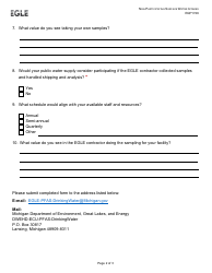 Form EQP1726 Non-participating Surface Water Intakes - Michigan, Page 2