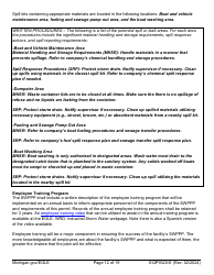 Form EQP9320-E Sample Storm Water Pollution Prevention Plan Template - Michigan, Page 12