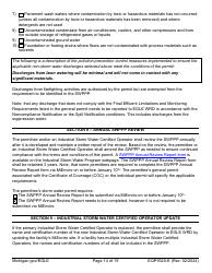 Form EQP9320-E Sample Storm Water Pollution Prevention Plan Template - Michigan, Page 14