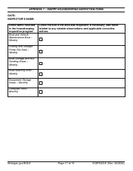 Form EQP9320-E Sample Storm Water Pollution Prevention Plan Template - Michigan, Page 17