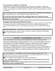 Form EQP9320-E Sample Storm Water Pollution Prevention Plan Template - Michigan, Page 8