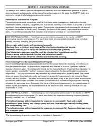 Form EQP9320-E Sample Storm Water Pollution Prevention Plan Template - Michigan, Page 9