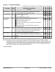Form EQP5160 Very Small Quantity Generator Inspection Form - Michigan, Page 4