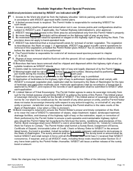 DOT Form 220-018 Roadside Vegetation Permit - Washington, Page 10