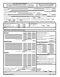 ENG Form 6116 Wetland Determination Data Sheet - Alaska Region