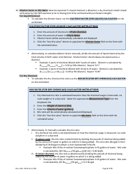 Instructions for Form C-ADD-XLSM Chemical Addition Report - Drinking Water Program - Massachusetts, Page 3