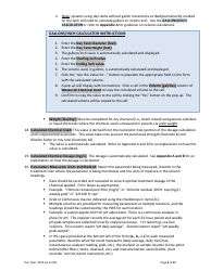 Instructions for Form C-ADD-XLSM Chemical Addition Report - Drinking Water Program - Massachusetts, Page 6