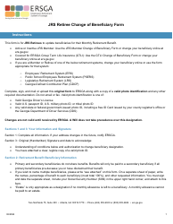 Form D6-JRS Jrs Retiree Change of Beneficiary Form - Georgia (United States)