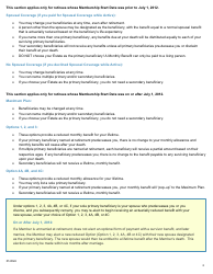 Form D6-JRS Jrs Retiree Change of Beneficiary Form - Georgia (United States), Page 2