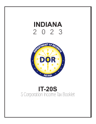 Document preview: Instructions for Form IT-20S, State Form 10814 Indiana S Corporation Income Tax Return - Indiana