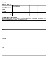 Form SFN62385 Agriculture Infrastructure Grant Application - North Dakota, Page 5