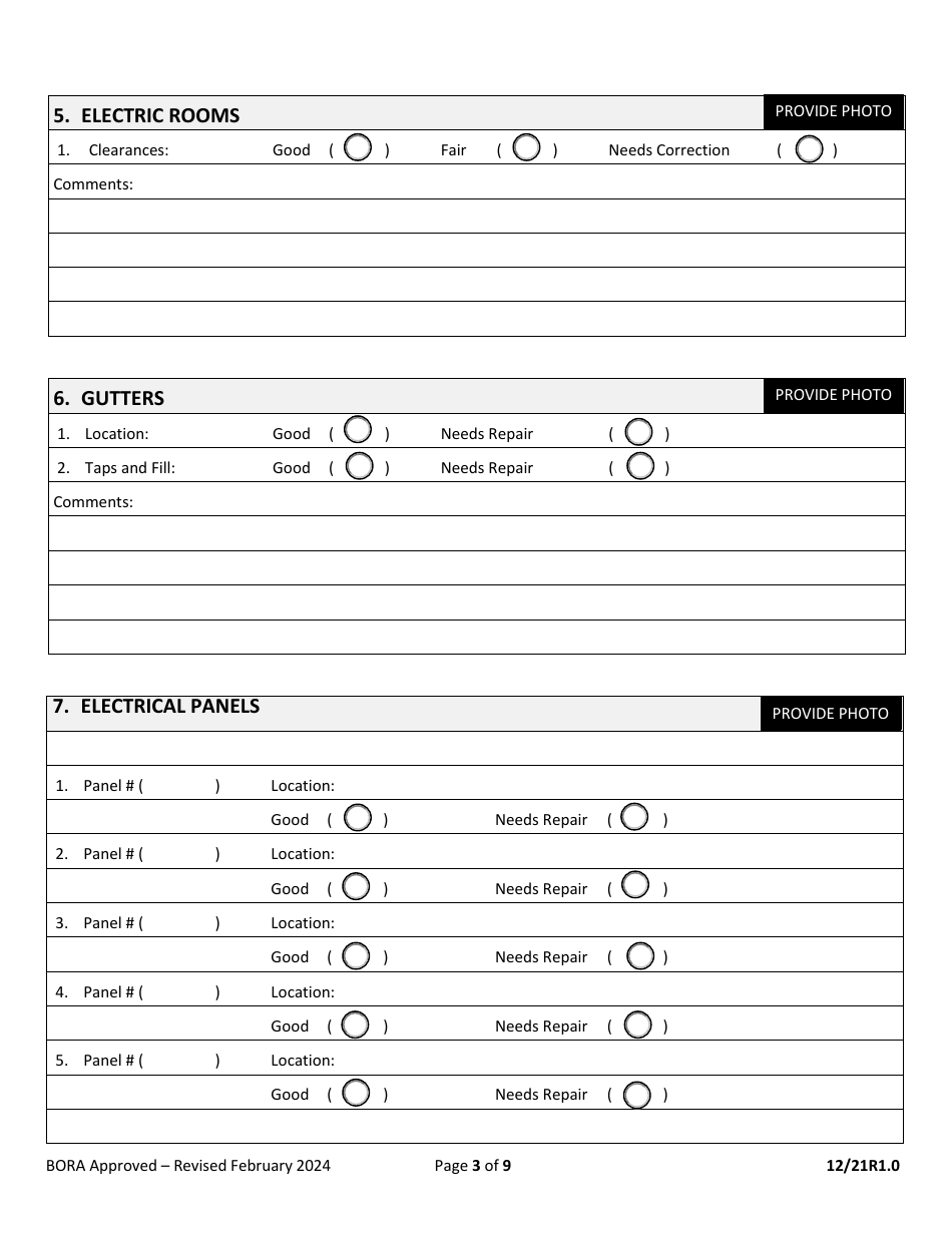 Minimum Inspection Procedural Guidelines for Building Electrical Recertification - City of Miami, Florida, Page 3
