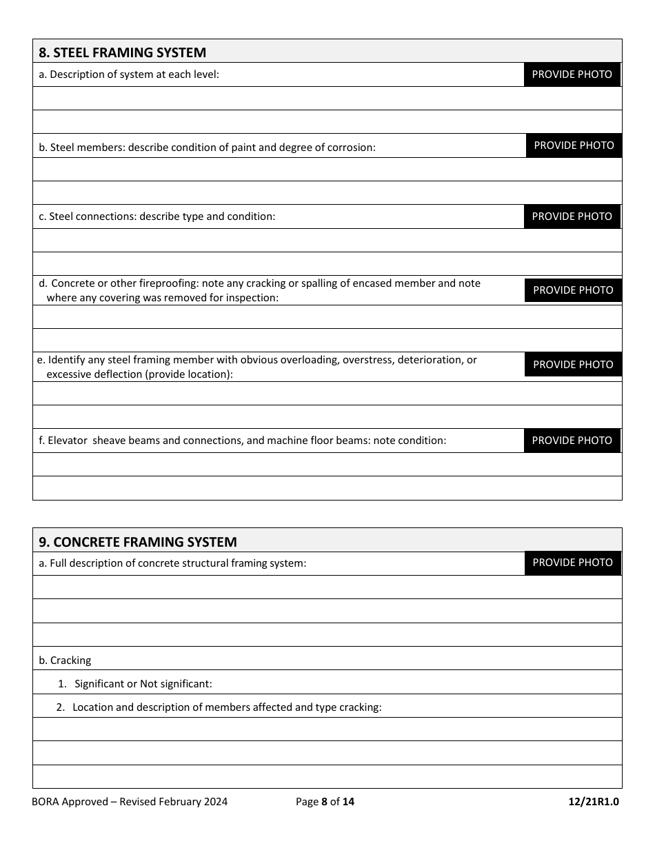 Minimum Inspection Procedural Guidelines for Building Structural Recertification - City of Miami, Florida, Page 8
