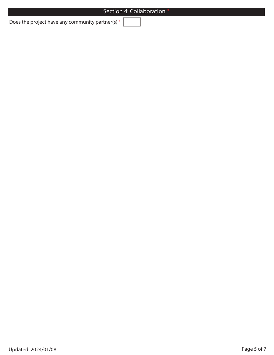 Civil Forfeiture Grant Program Application - Nova Scotia, Canada, Page 5