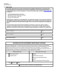 Form SFN59481 Agricultural Products Utilization Commission Grant Application - North Dakota, Page 14