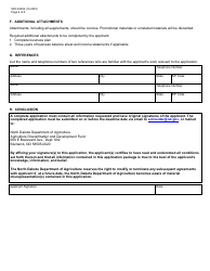 Form SFN62386 Agriculture Diversification and Development Fund Grant Application - North Dakota, Page 6