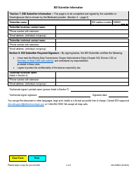 Form 200-393903 Trading Partner Agreement (Tpa) for Electronic Health Care Transactions - Oregon, Page 4