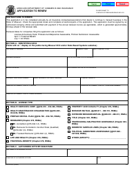 Document preview: Form MO375-0079 Application to Renew - Missouri