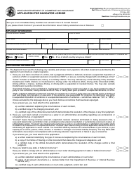 Form MO375-0892 Application for Navigator License - Missouri