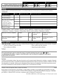 Formulario DHS0943 Informe De Cambio - Oregon (Spanish), Page 5