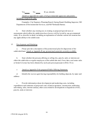 Form CPLS100 Comprehensive Application for Registration - Land Sales Full Disclosure Act - New Hampshire, Page 11