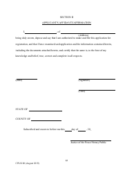 Form CPLS100 Comprehensive Application for Registration - Land Sales Full Disclosure Act - New Hampshire, Page 12