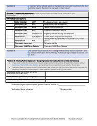 Instructions for Form FFS TPA, 200-393903 Trading Partner Agreement (Tpa) for Electronic Health Care Transactions - Oregon, Page 4