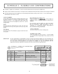 Instructions for Form SFN9809, SFN9820, SFN9807, SFN61879, SFN9808, SFN52559 Schedule B1, B2, B3, C - North Dakota, Page 10