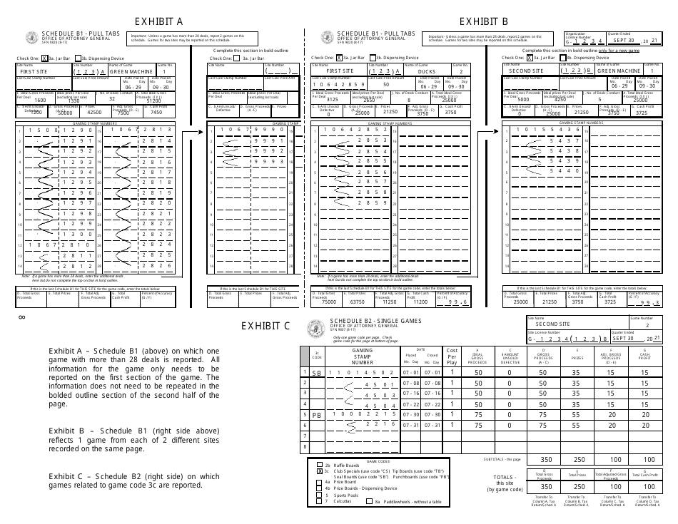 Instructions for Form SFN9809, SFN9820, SFN9807, SFN61879, SFN9808, SFN52559 Schedule B1, B2, B3, C - North Dakota, Page 8