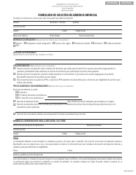 Document preview: Formulario FHR-1-ES Formulario De Solicitud De Audiencia Imparcial - Massachusetts (Spanish)