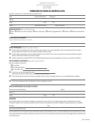 Form FHR-1-PT-BR Fair Hearing Request Form - Massachusetts (Portuguese)