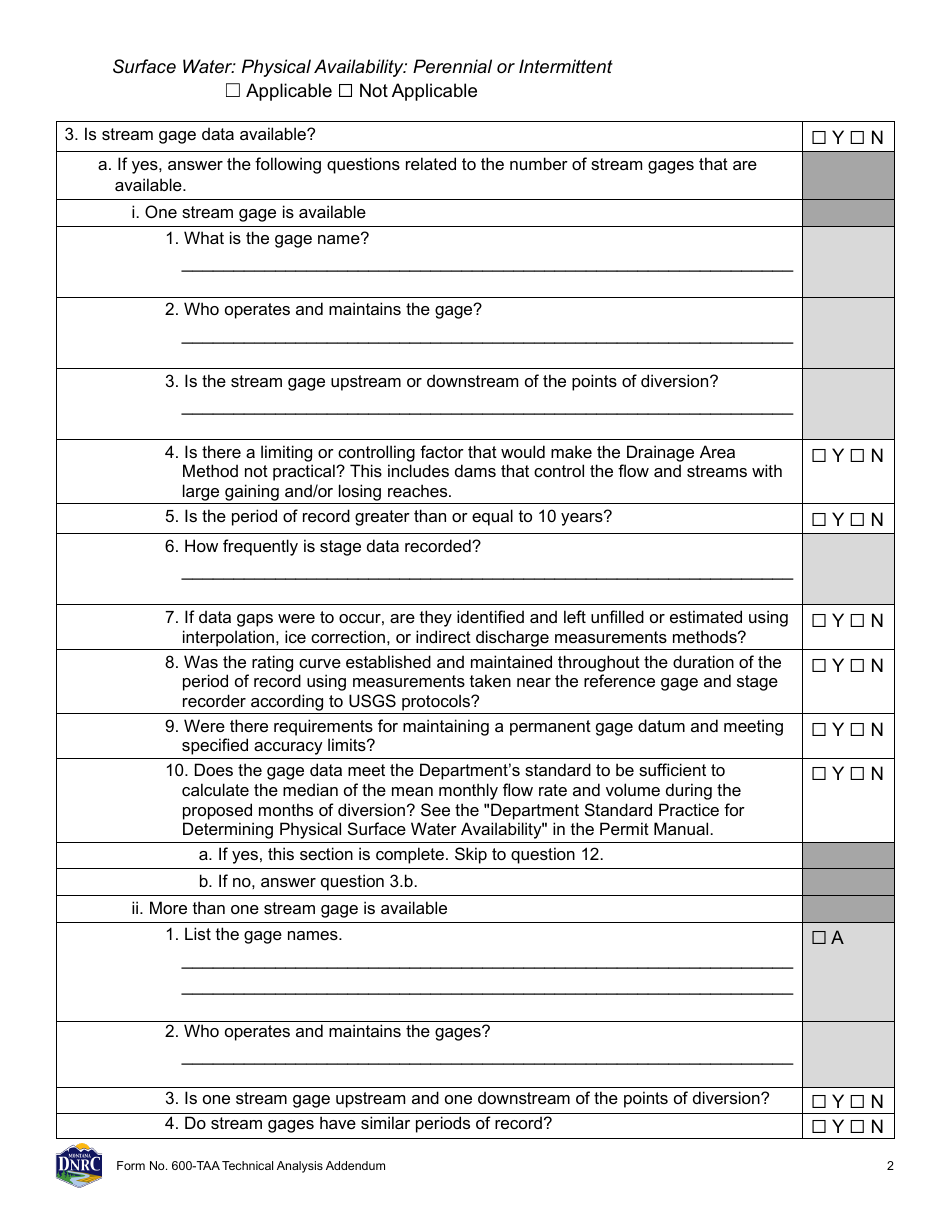 Form 600-TAA Download Fillable PDF or Fill Online Application for ...