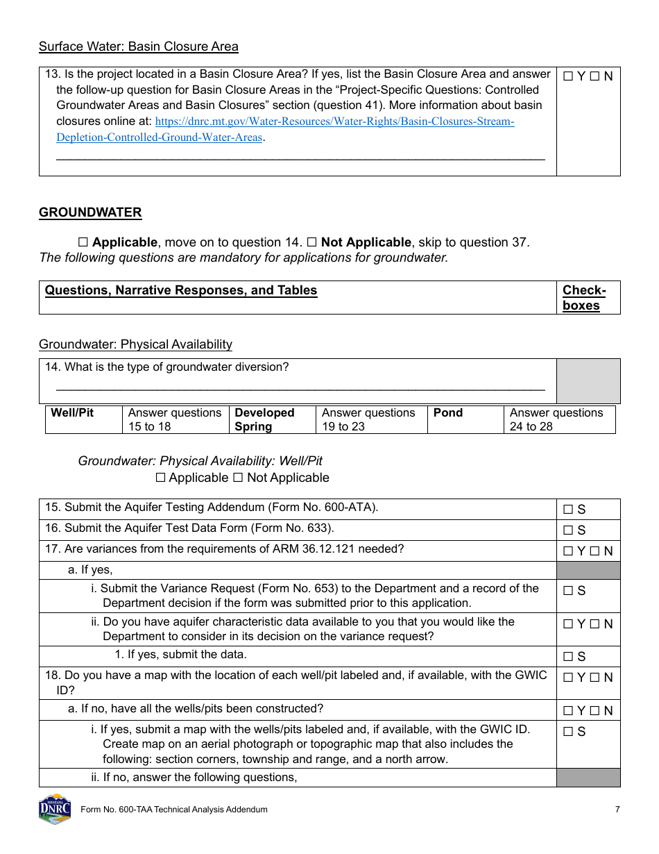 Form 600-TAA Download Fillable PDF or Fill Online Application for ...